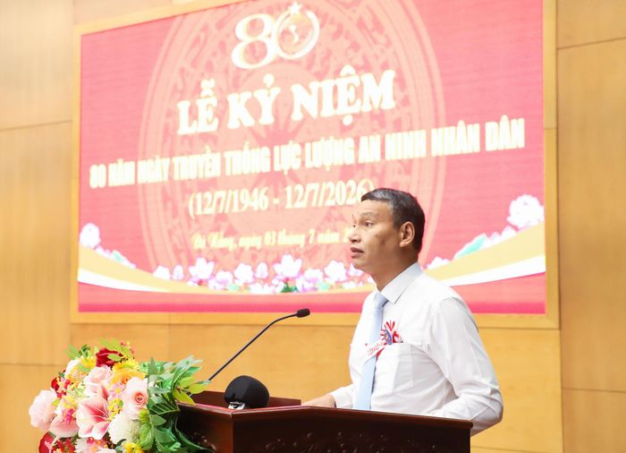 Phó Chủ tịch Thường trực UBND thành phố Hồ Kỳ Minh phát biểu tại lễ kỷ niệm. Ảnh: NGỌC PHÚ