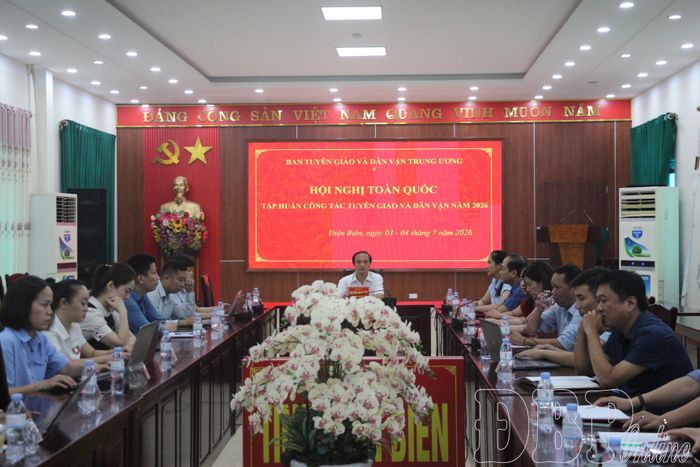 Hội nghị tập huấn tại điểm cầu tỉnh Điện Biên