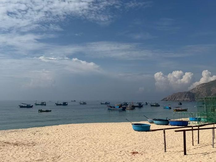 Vùng biển Gia Lai có sóng cao 2-3 m. Ảnh: Phương Vi