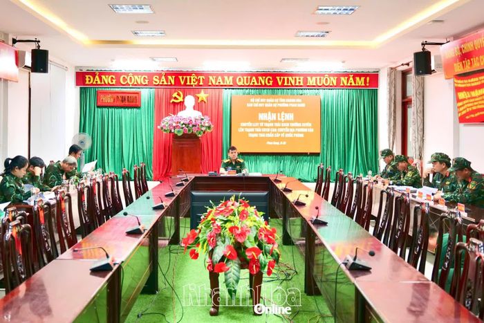 Quang cảnh cuộc diễn tập.