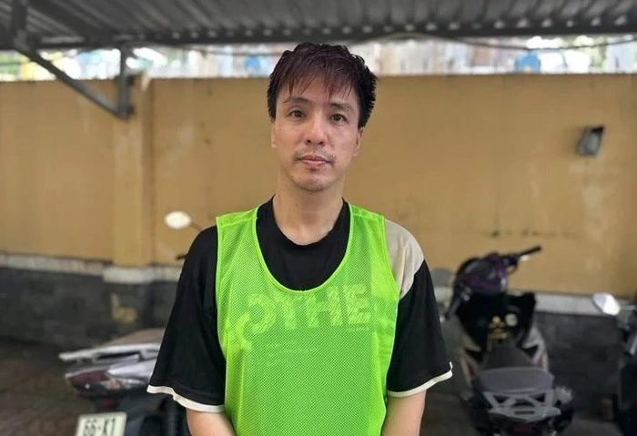 Tăng Nhật Tuệ tại cơ quan công an - Ảnh: Công an TP.HCM