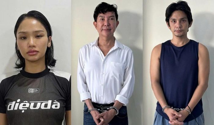 Từ trái qua: Miu Lê, Long Nhật, Sơn Ngọc Minh