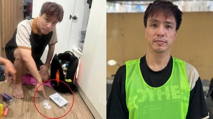 Ca sĩ, nhạc sĩ Tăng Nhật Tuệ bị xác định có dấu hiệu tổ chức sử dụng trái phép chất ma túy và tàng trữ trái phép chất ma túy. (Ảnh: Công an phường Chánh Hưng)