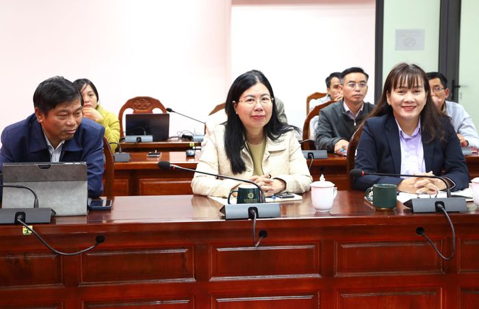 Các đại biểu tham dự hội nghị tại điểm cầu tỉnh Lâm Đồng