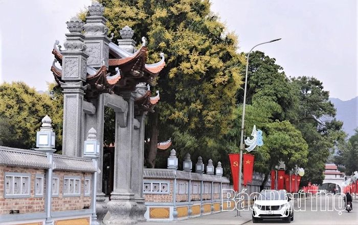Khu di tích lịch sử Nhà máy in tiền tại xã An Nghĩa được đầu tư xây dựng khang trang.