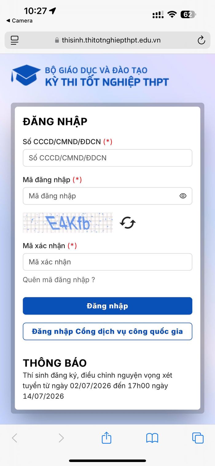 Giao diện của hệ thống trên nền tảng mobile
