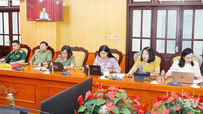 Các đại biểu dự Hội nghị tại điểm cầu Tỉnh ủy Thái Nguyên.