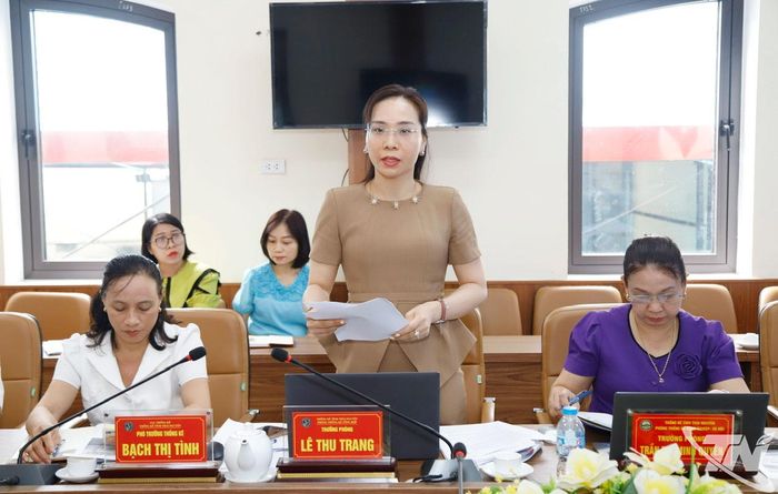 Đại diện cơ quan chuyên môn giải trình, làm rõ thêm các số liệu thống kê.