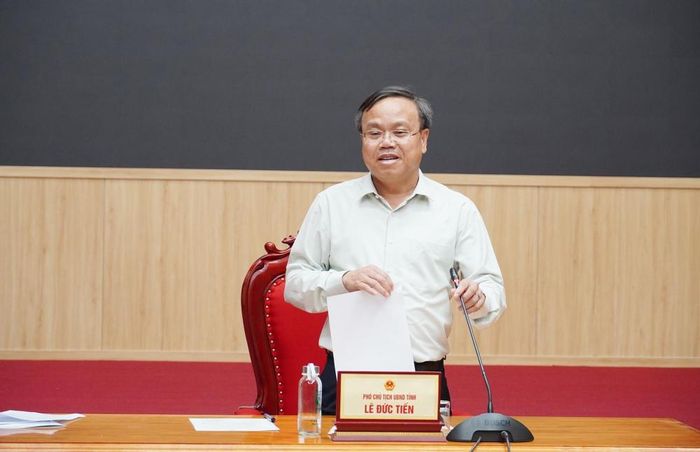 Phó Chủ tịch UBND tỉnh Quảng Trị Lê Đức Tiến khẳng định tỉnh sẽ luôn đồng hành cùng doanh nghiệp, tập trung đẩy nhanh tiến độ triển khai các dự án - Ảnh: Cổng TTĐT Quảng Trị