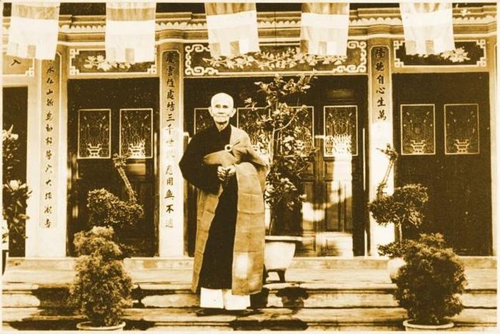 Đại lão Hòa thượng Thích Giác Nhiên (1878-1979) - Ảnh tư liệu tại tổ đình Tây Thiên
