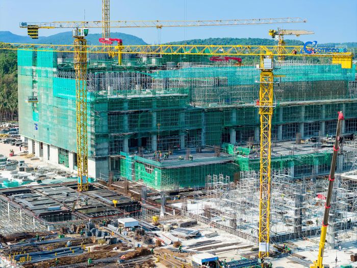Nhà ga T2 đạt 100% phần thô và 90% kết cấu thép.