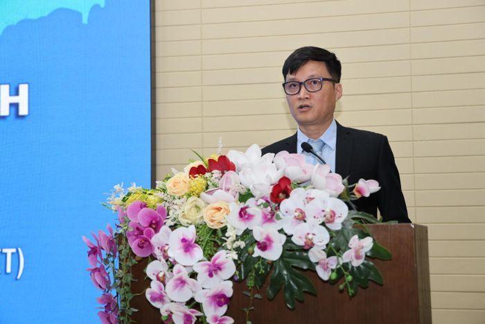 PGS.TS.KTS Phạm Trọng Thuật, Hiệu trưởng Trường Đại học Kiến trúc TP.HCM phát biểu khai mạc Hội thảo ngày 3/7.