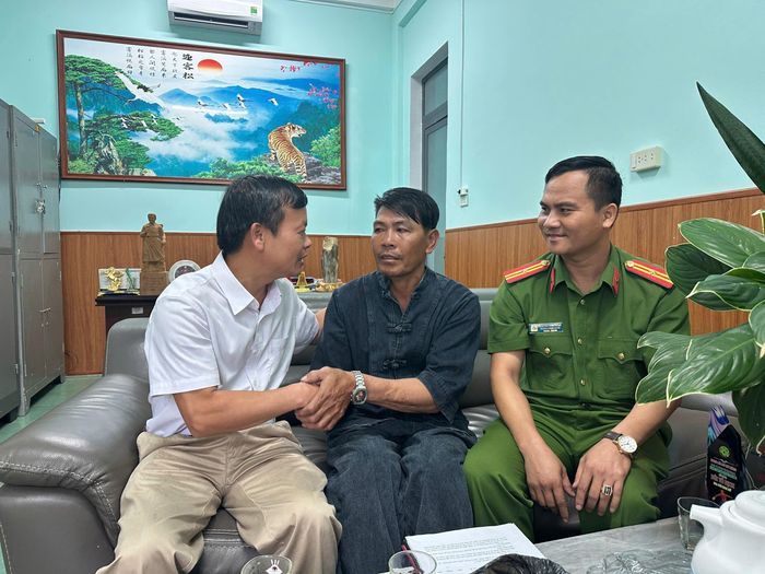 Niềm vui của ông Toán trước lúc trở về với gia đình
