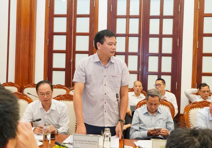 PGS.TS Nguyễn Trần Hùng, Viện Khoa học và Công nghệ Quân sự phát biểu ý kiến