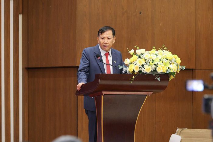 Chủ tịch Hiệp hội Bất động sản Việt Nam Nguyễn Văn Khôi phát biểu tại hội thảo