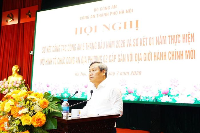 Chủ tịch UBND TP Hà Nội Vũ Đại Thắng phát biểu tại hội nghị