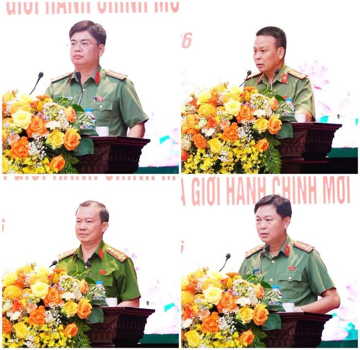 Đại diện các đơn vị tham luận tại hội nghị
