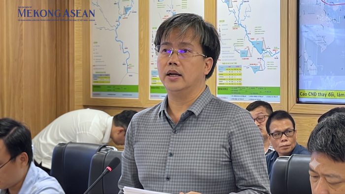 Ông Mai Văn Khiêm, Giám đốc Trung tâm Dự báo Khí tượng Thủy văn Quốc gia. Ảnh: Thảo Ngân - Mekong ASEAN.
