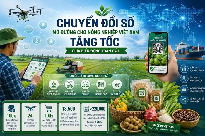 Chuyển đổi số mở đường cho nông nghiệp Việt Nam tăng tốc