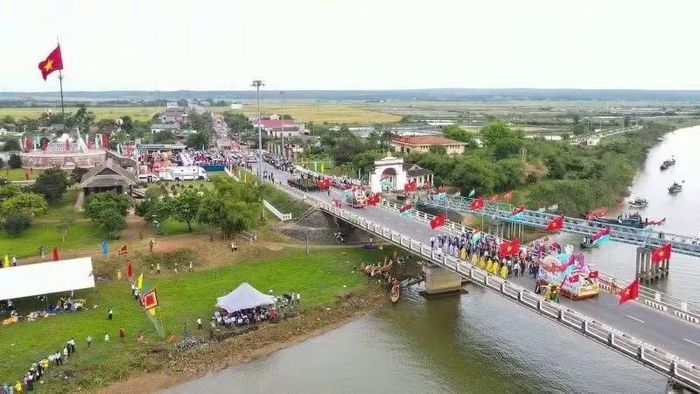 Di tích Quốc gia đặc biệt Đôi bờ Hiền Lương - Bến Hải ở tỉnh Quảng Trị nơi diễn ra khai mạc Lễ hội Vì hòa bình năm 2026.