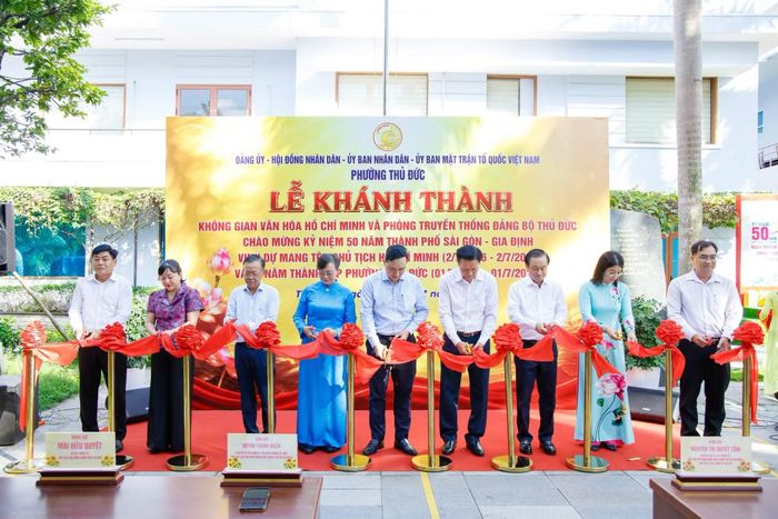 Đảng ủy phường Thủ Đức tổ chức Lễ khánh thành Không gian văn hóa Hồ Chí Minh.
