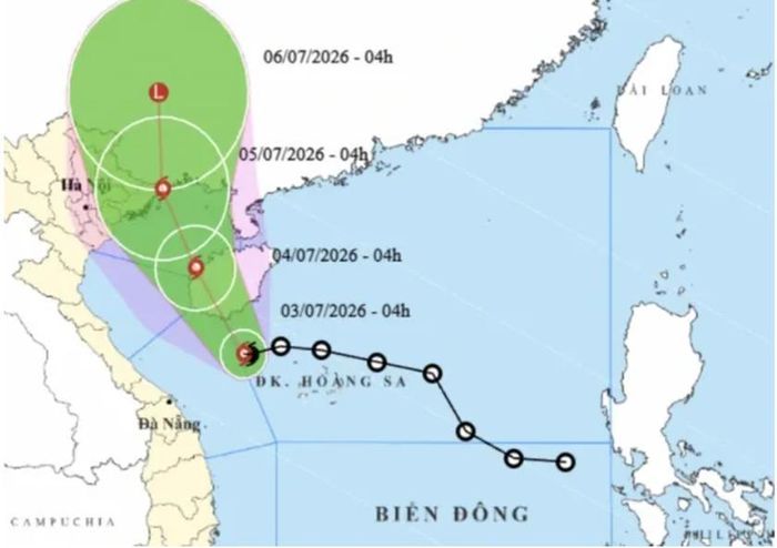 Bão số 1 có thể gây mưa lớn tại khu vực phía Bắc.