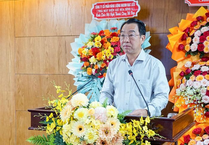  Đồng chí Lữ Quang Ngời, Phó Bí thư Tỉnh ủy, Chủ tịch UBND tỉnh, Trưởng ban Chỉ đạo tỉnh về phát triển kinh tế tư nhân, phát biểu chỉ đạo tại hội nghị.