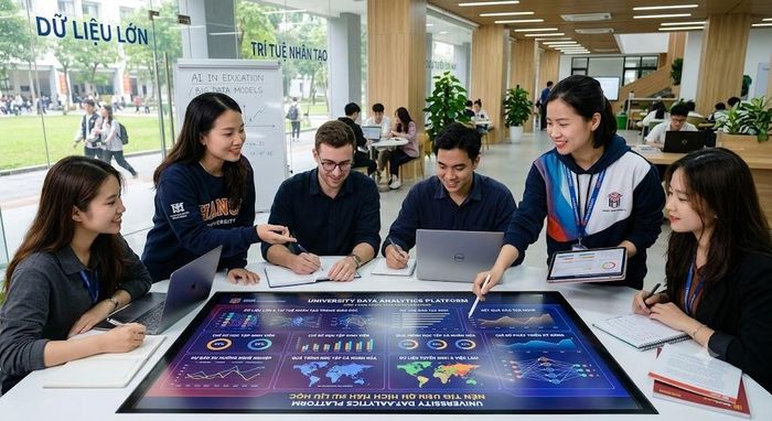 Việc sử dụng trí tuệ nhân tạo trong đào tạo và kiểm tra đánh giá được xác định là công cụ hỗ trợ, không thay thế vai trò và trách nhiệm học thuật của giảng viên. Ảnh: Gemini