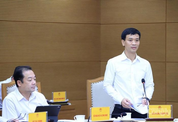 Phó Chủ nhiệm VPCP Nguyễn Văn Thắng phát biểu tại cuộc họp - Ảnh: VGP/Thu Sa