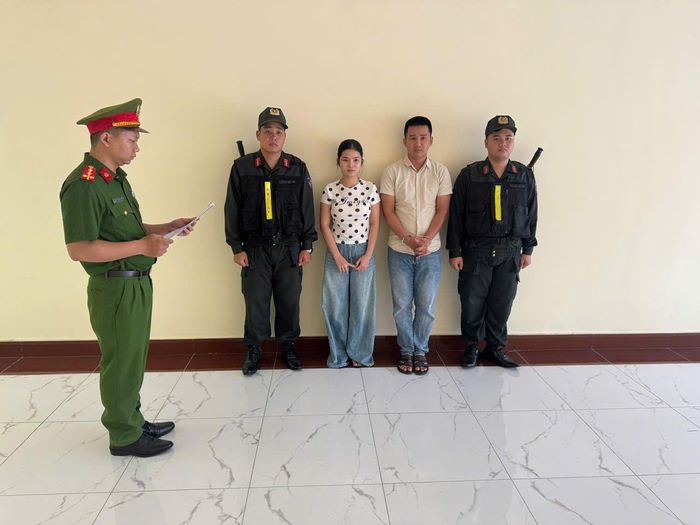 Các đối tượng bị bắt giữ