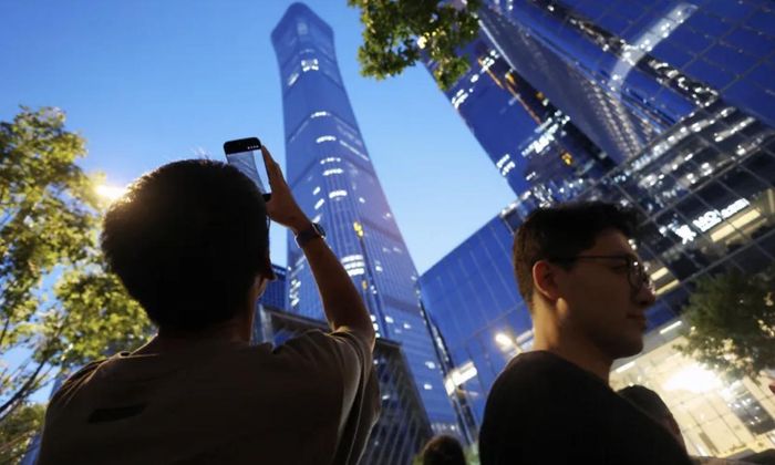 Tòa nhà chọc trời nơi xảy ra vụ việc - Ảnh: Reuters