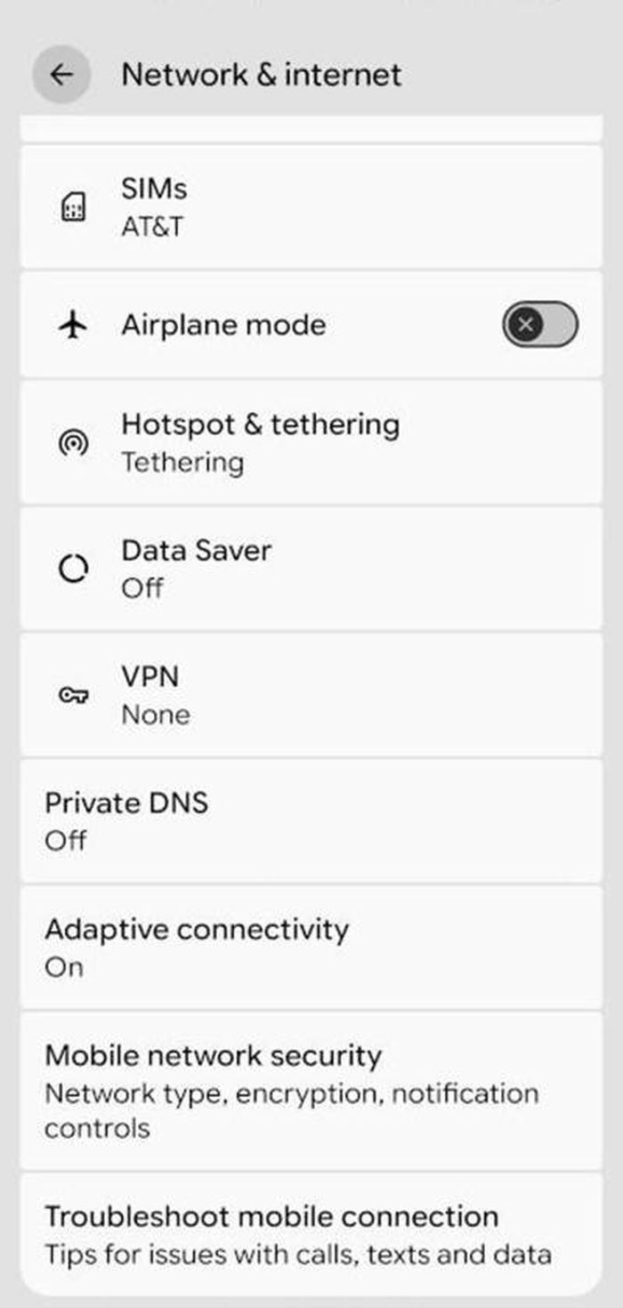Hướng dẫn bật tính năng Network notifications trên Android 17