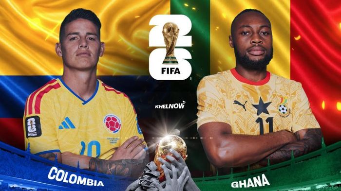 World Cup 2026: Colombia đụng độ Ghana. Ảnh: Khelnow