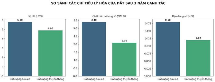 Nguồn: Kết quả phân tích mẫu đất của nghiên cứu, 2025