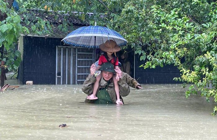 Miền Bắc nguy cơ mưa lũ, ngập lụt. (Ảnh minh họa: Công an tỉnh Cao Bằng)