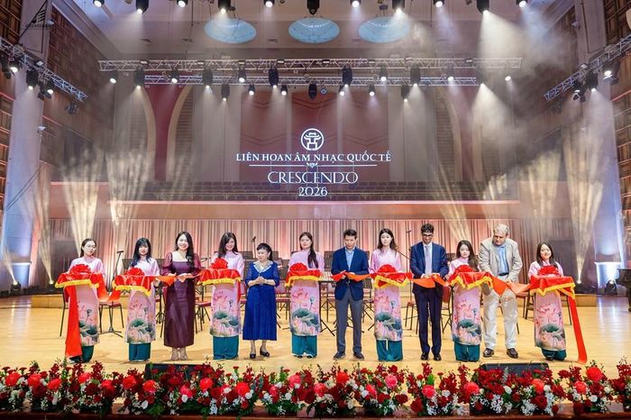 Khai mạc liên hoan âm nhạc quốc tế Crescendo - Hà Nội 2026. Ảnh: BTC
