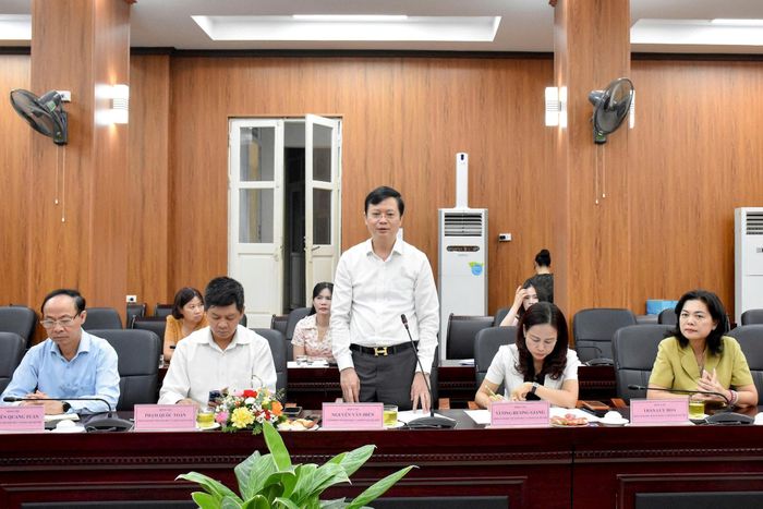 Giám đốc Sở Giáo dục và Đào tạo Hà Nội Nguyễn Văn Hiền. Ảnh: Thảo Phạm