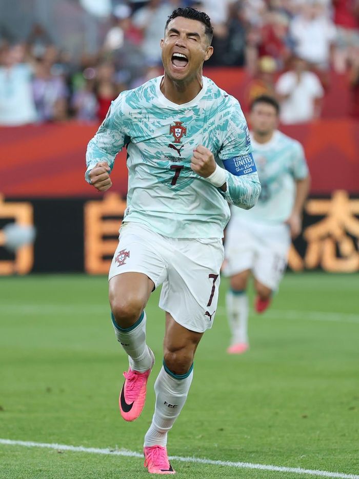 Ronaldo ghi bàn thắng đầu tiên tại vòng knock-out World Cup. Ảnh: FIFA