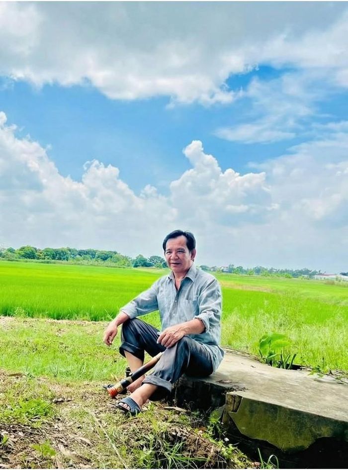 Hình ảnh chân chất của NSƯT Quang Tèo.