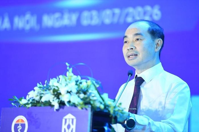 TS Nguyễn Đình Hưng, Phó Giám đốc Sở Y tế Hà Nội phát biểu.