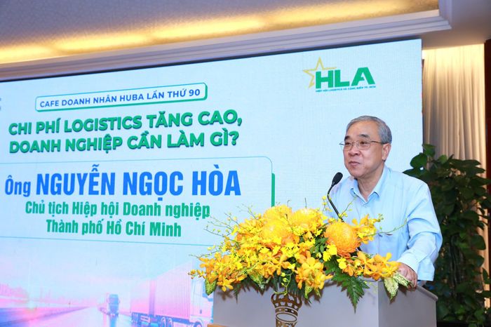  Ông Nguyễn Ngọc Hòa - Chủ tịch Hiệp hội doanh nghiệp TP.HCM (HUBA). Ảnh: Thảo Liên. 