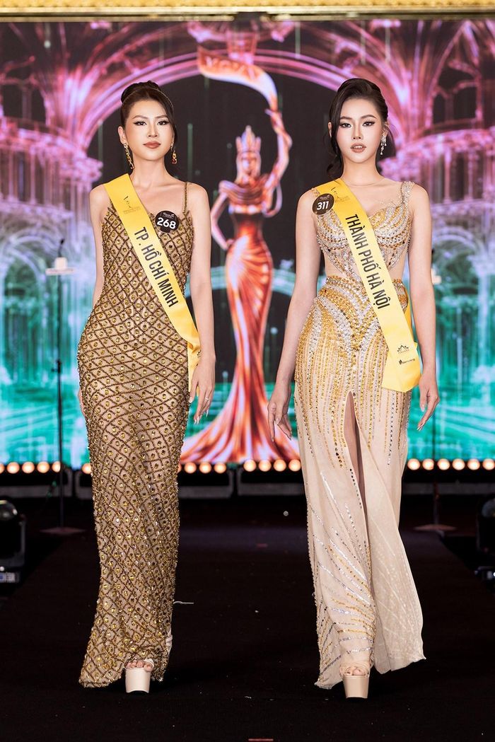 Hai trong số thí sinh trong Top 30 Miss Grand Vietnam 2026