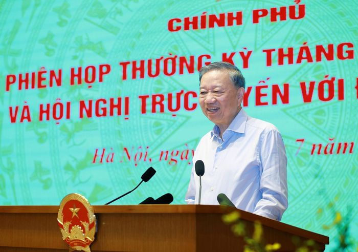  Tổng Bí thư, Chủ tịch nước Tô Lâm phát biểu chỉ đạo. Ảnh: Dương Giang – TTXVN 