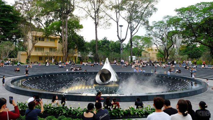 Khu đất rộng hơn 4,4ha tại số 1 Lý Thái Tổ, phường Vườn Lài nay trở thành công viên công cộng phục vụ nhu cầu sinh hoạt của người dân thành phố. (Ảnh: THẾ ANH)