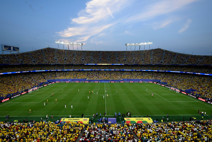  Quang cảnh trận đấu giữa Colombia và Ghana. Ảnh: AP 