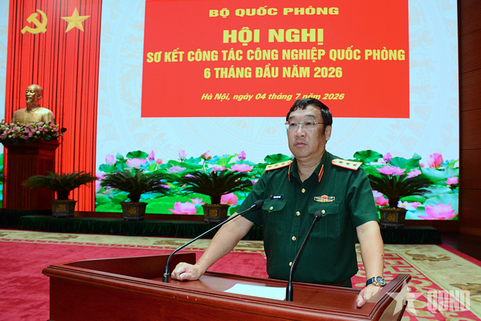 Thượng tướng Phạm Hoài Nam chủ trì hội nghị.