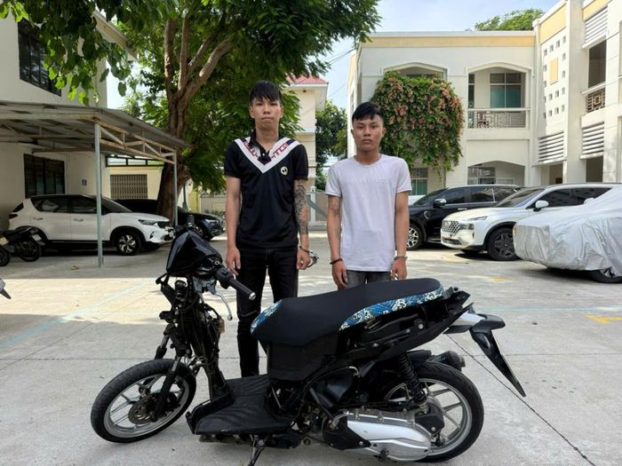 Các đối tượng cùng phương tiện đi gây án