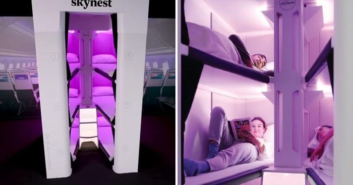 Từ một ý tưởng tưởng như chỉ xuất hiện trong các bản vẽ thiết kế, Skynest đang mở ra một hướng tiếp cận mới cho ngành hàng không: thay vì chỉ nâng cấp ghế ngồi, các hãng có thể bán chính thời gian nghỉ ngơi như một dịch vụ. Nếu mô hình này chứng minh được hiệu quả về vận hành và kinh doanh, Skynest không chỉ là sáng kiến của Air New Zealand mà có thể trở thành tiền đề cho một chuẩn mực mới của những chuyến bay đường dài trong tương lai. Ảnh: Designboom