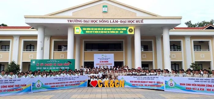 Sinh viên Khoa Cơ khí và Công nghệ ra quân tham gia "Học kỳ doanh nghiệp" nhằm bồi dưỡng kinh nghiệm trở thành người thợ giỏi.