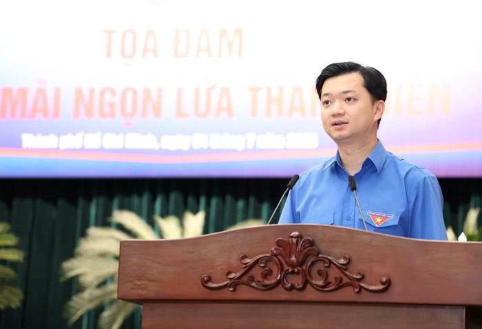 Anh Nguyễn Minh Triết khẳng định: Tuổi trẻ Việt Nam có trách nhiệm giữ gìn, lan tỏa tinh thần cống hiến, hy sinh của các thế hệ cha anh.